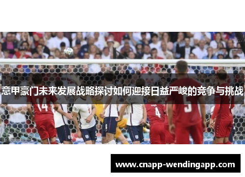 意甲豪门未来发展战略探讨如何迎接日益严峻的竞争与挑战
