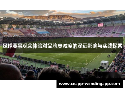 足球赛事观众体验对品牌忠诚度的深远影响与实践探索